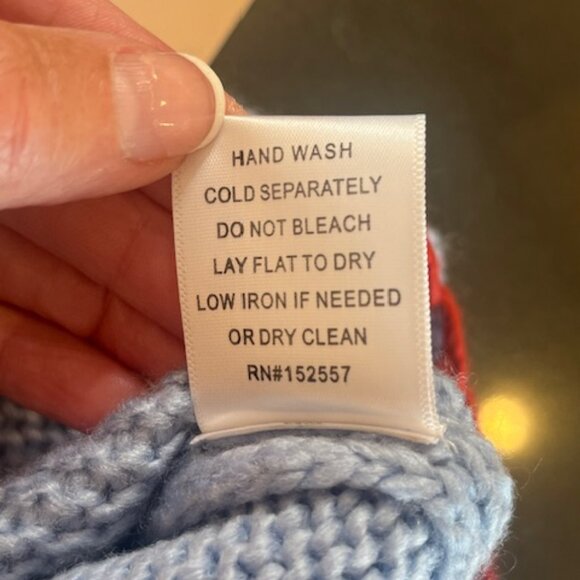 Bailey Rose Lobster Sweater Small Blue/Red - Picture 11 of 16